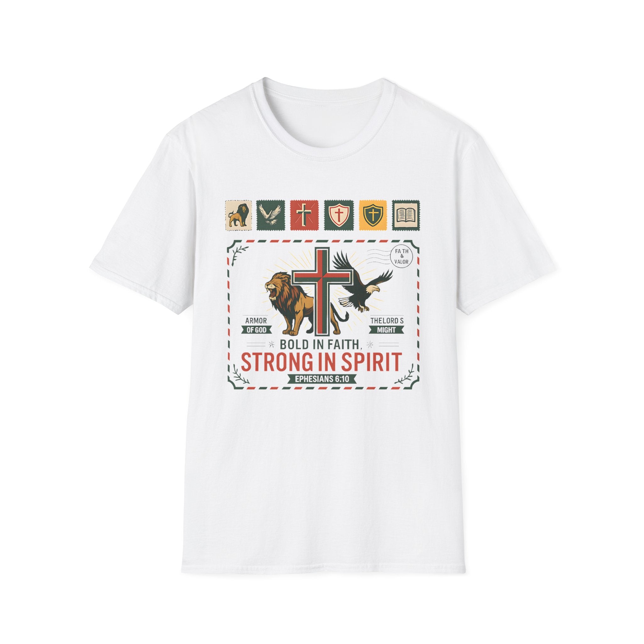 Strong in Spirit T-Shirt — Bold in Faith Christian Graphic Tee