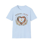 Love Like Jesus T‑Shirt — John 13:34 Patriotic Heart Christian Tee