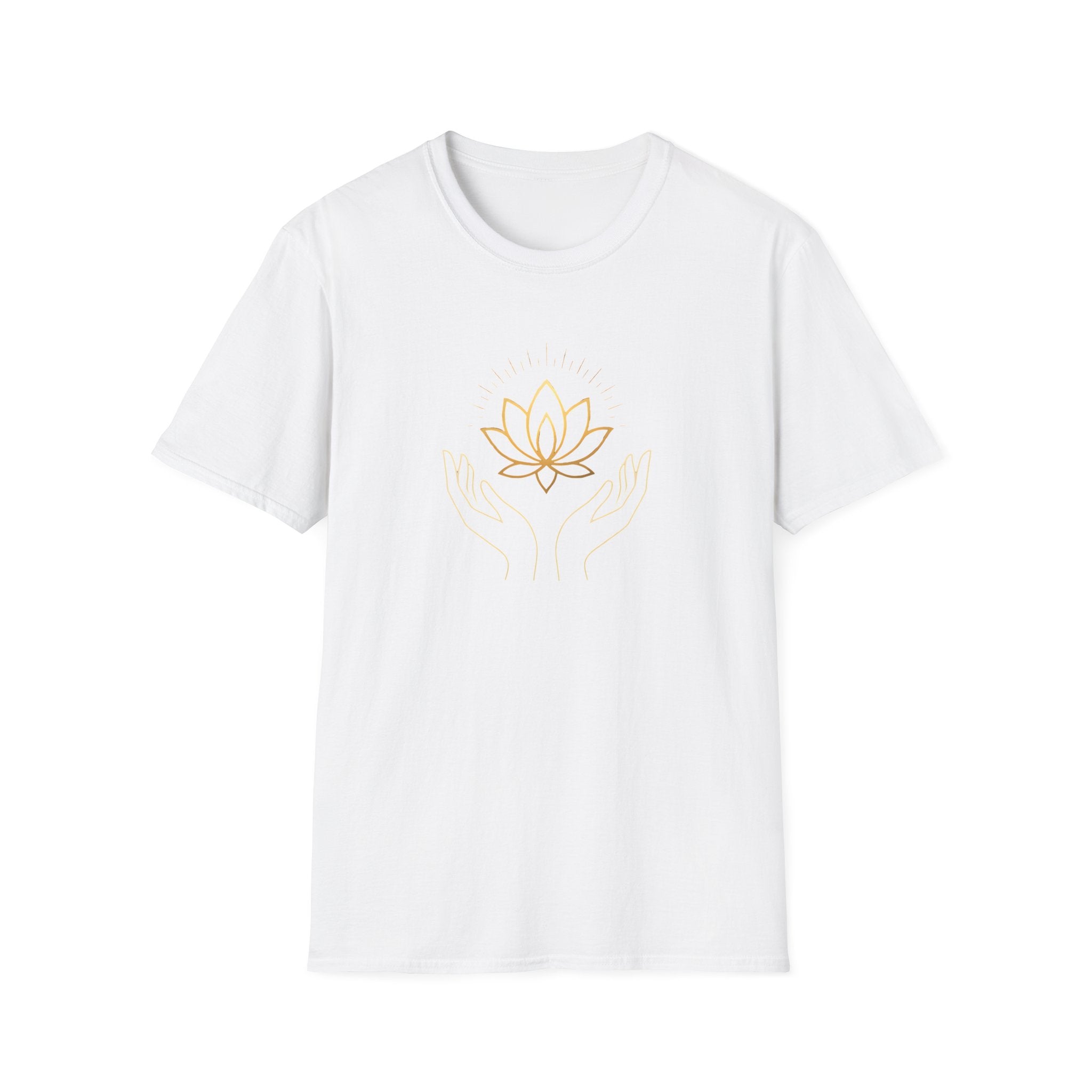 Cradling Golden Lotus T-Shirt