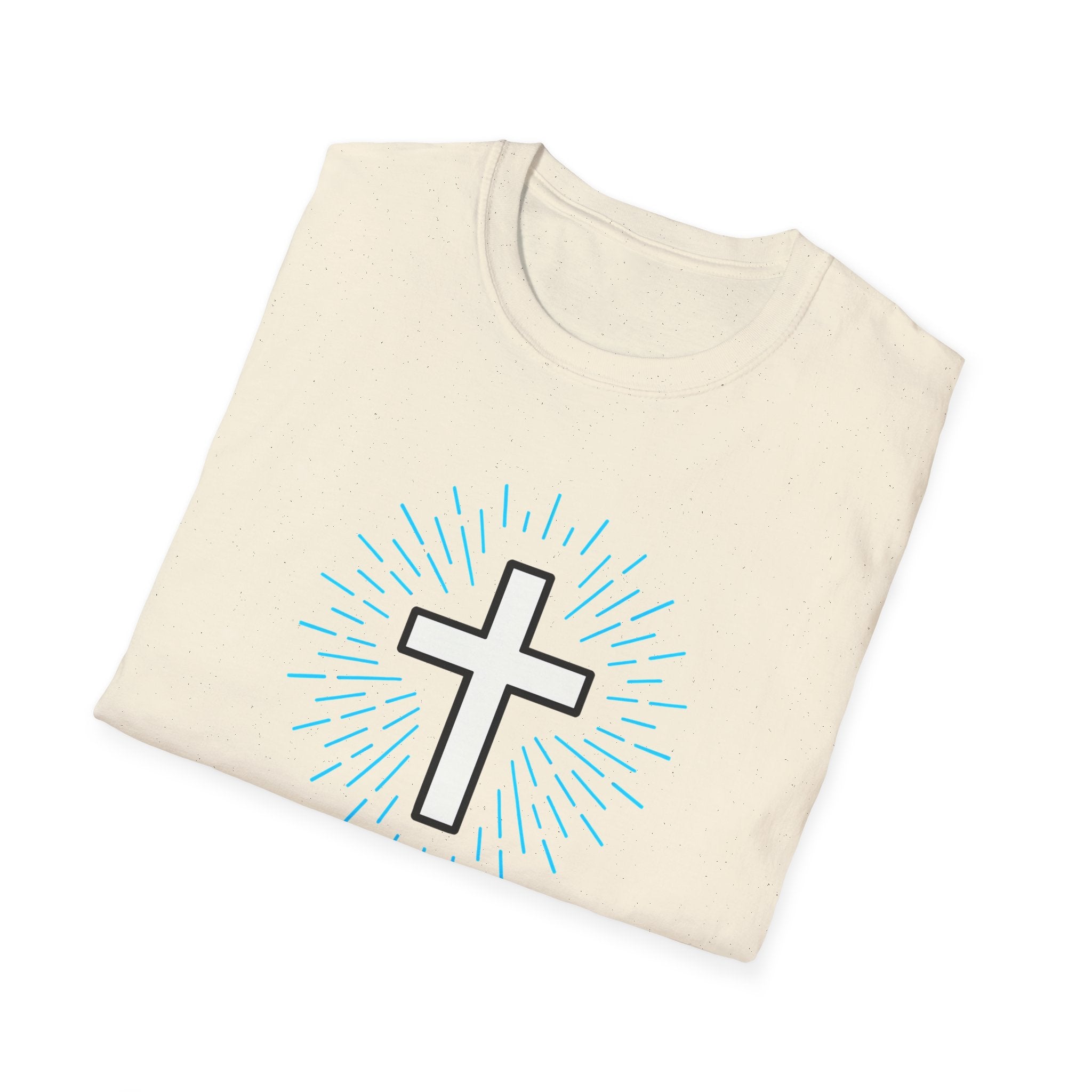 Glowing Cross Emblem T-Shirt