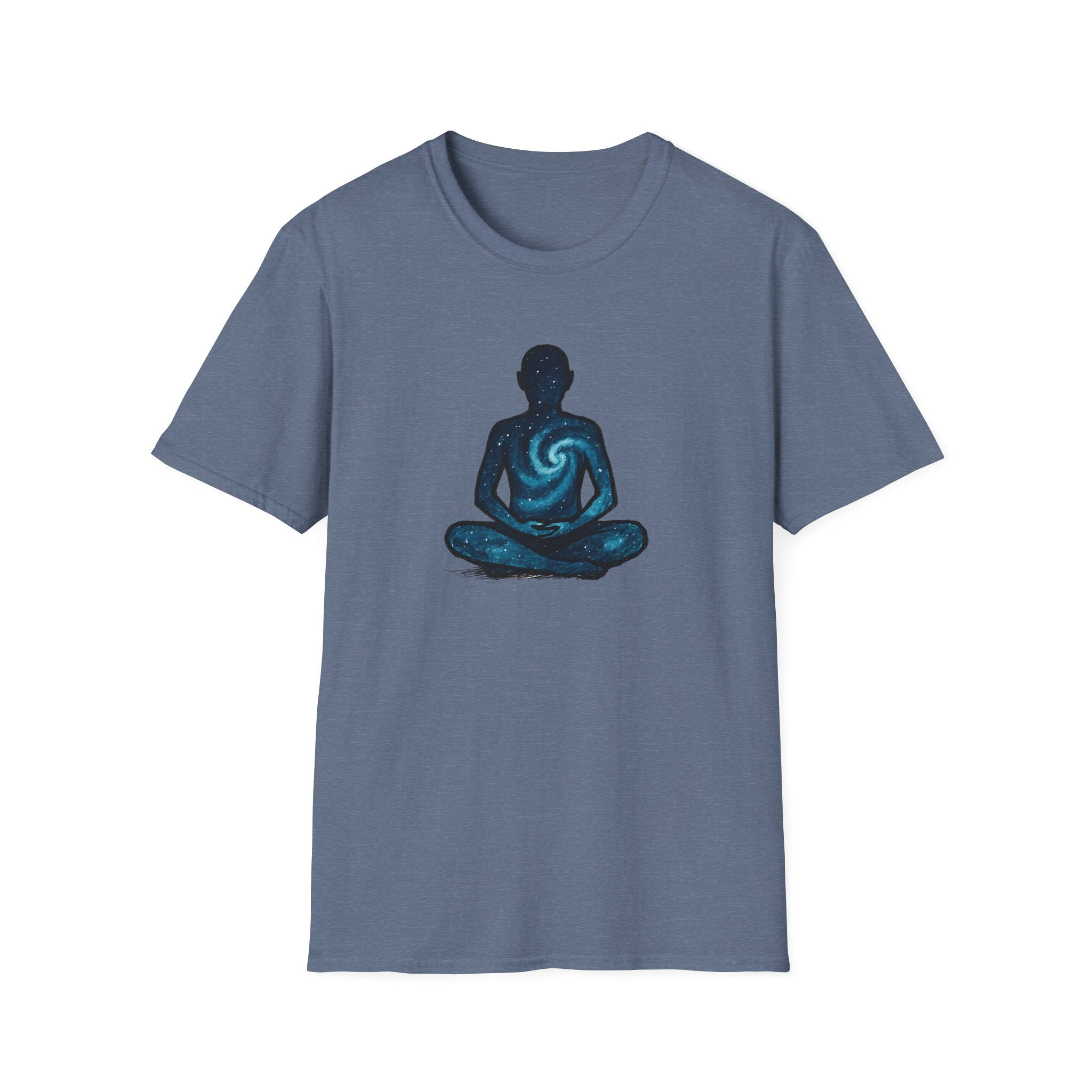 Galaxy Meditation Silhouette T-Shirt