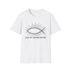 Christian Fish T-Shirt — "Jesus My Soulmate in Spirit" Faith Tee