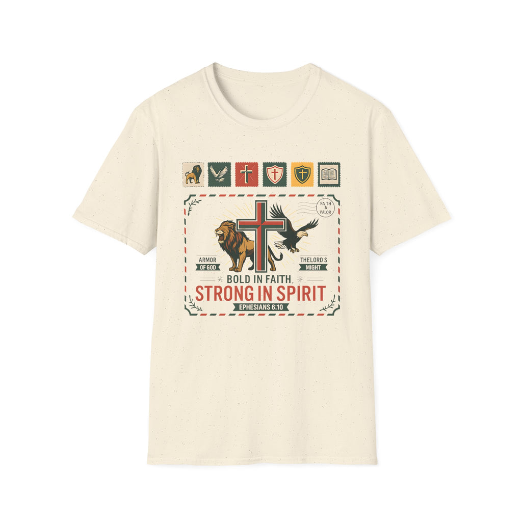 Strong in Spirit T-Shirt — Bold in Faith Christian Graphic Tee