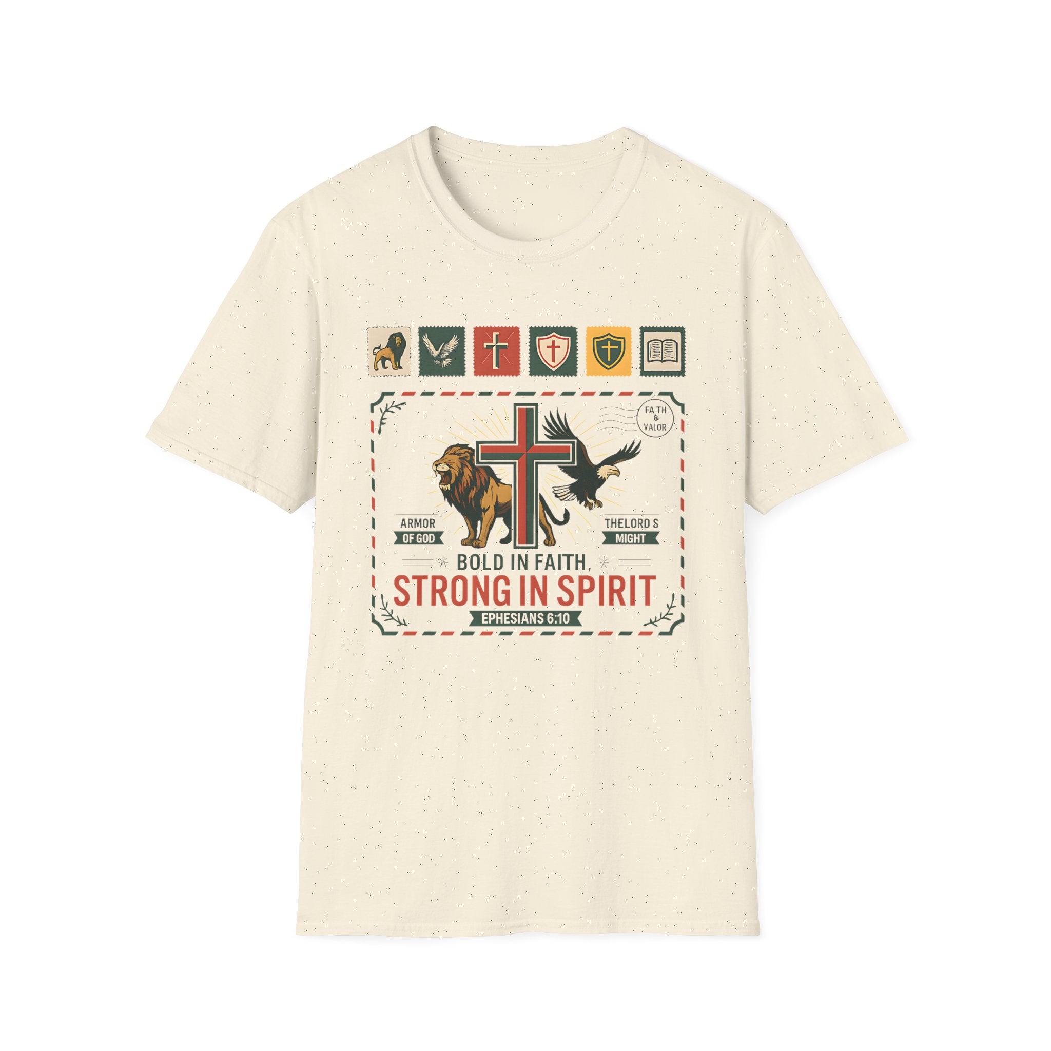 Strong in Spirit T-Shirt — Bold in Faith Christian Graphic Tee