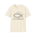 Christian Fish T-Shirt — "Jesus My Soulmate in Spirit" Faith Tee
