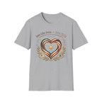 Love Like Jesus T‑Shirt — John 13:34 Patriotic Heart Christian Tee