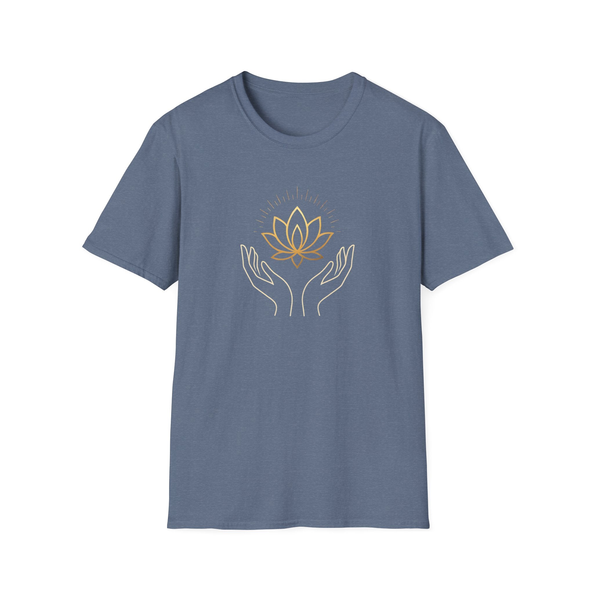 Cradling Golden Lotus T-Shirt